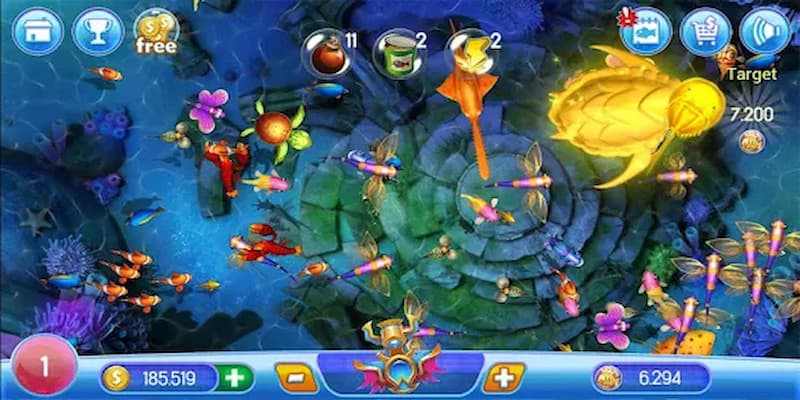 Mẹo săn boss trong game bắn cá ăn xu tại Sky88